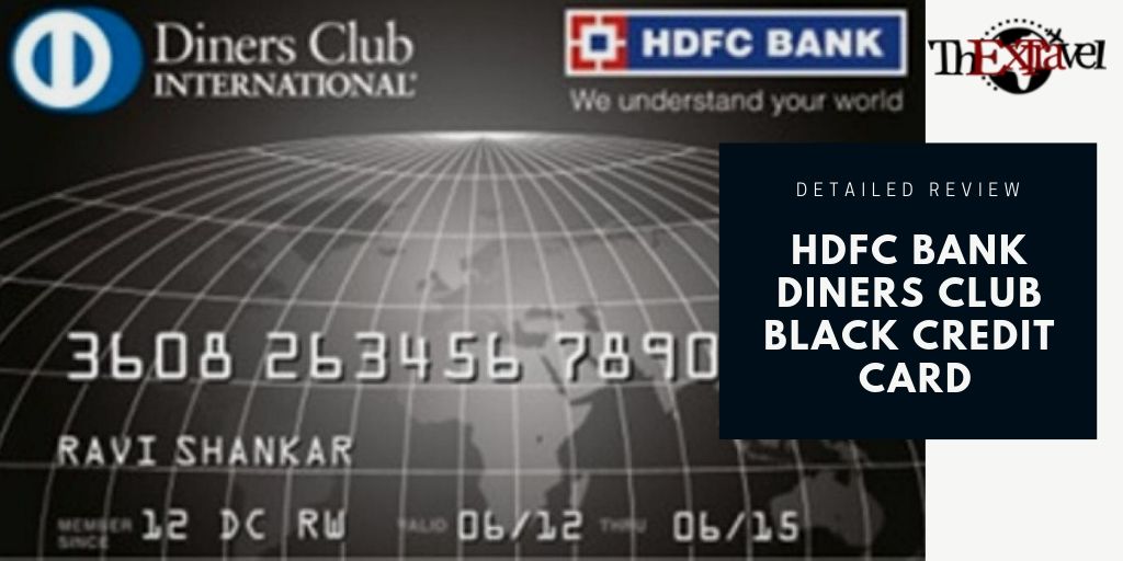 HDFC Bank Diners Club Black Credit Card