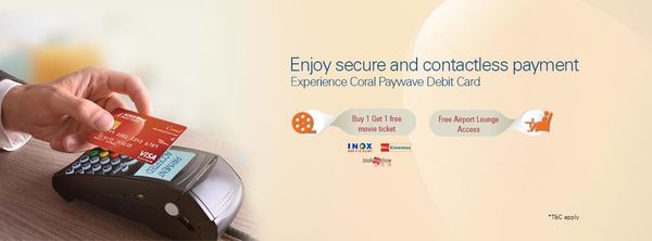 ICICI Coral Paywave Contactless Debit Card
