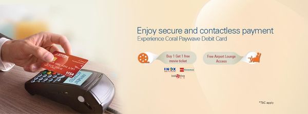 ICICI Coral Paywave Contactless Debit Card